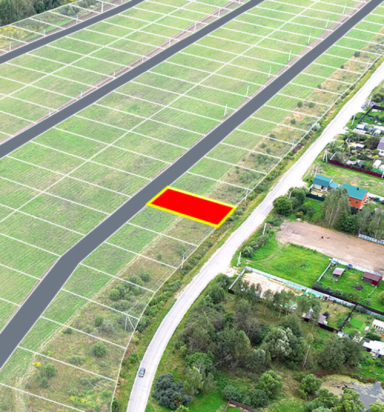 Егорки уч.№189 - Земельный участок кадастровый номер 50:30:0020117:687