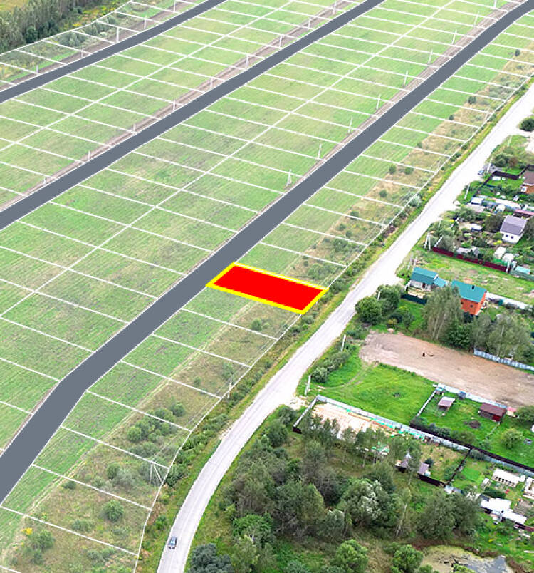 Егорки уч.№190 - Земельный участок кадастровый номер 50:30:0020117:688