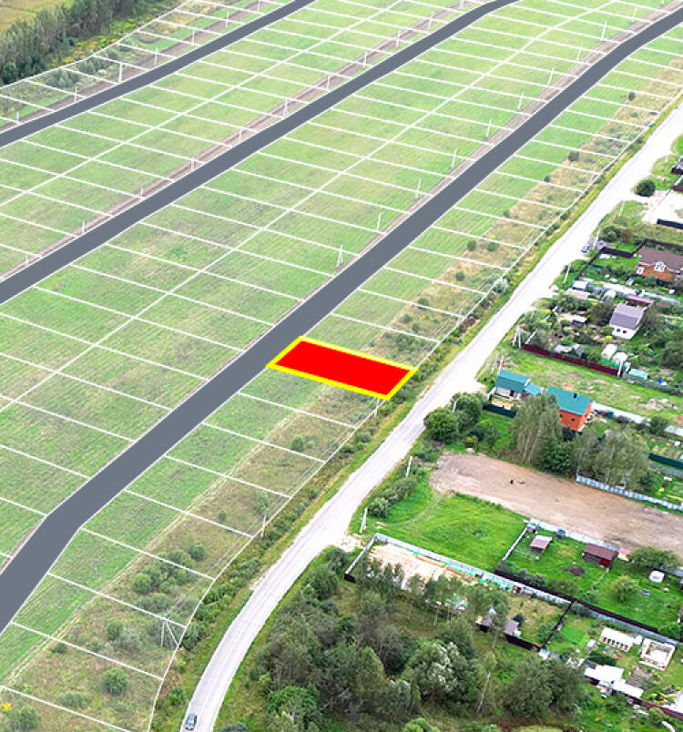 Егорки уч.№191 - Земельный участок кадастровый номер 50:30:0020117:689