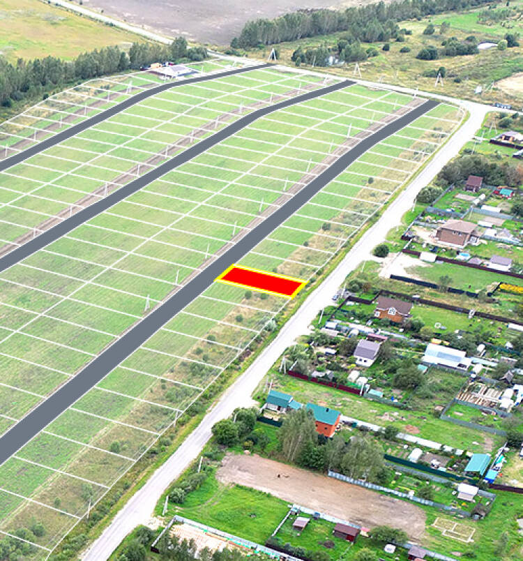 Егорки уч.№197 - Земельный участок кадастровый номер 50:30:0020117:690