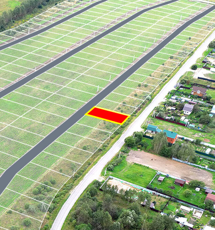 Егорки уч.№192 - Земельный участок кадастровый номер 50:30:0020117:691