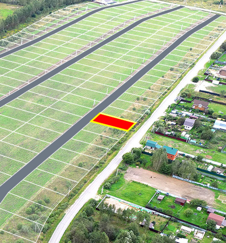 Егорки уч.№193 - Земельный участок кадастровый номер 50:30:0020117:692