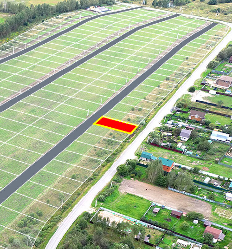 Егорки уч.№194 - Земельный участок кадастровый номер 50:30:0020117:693