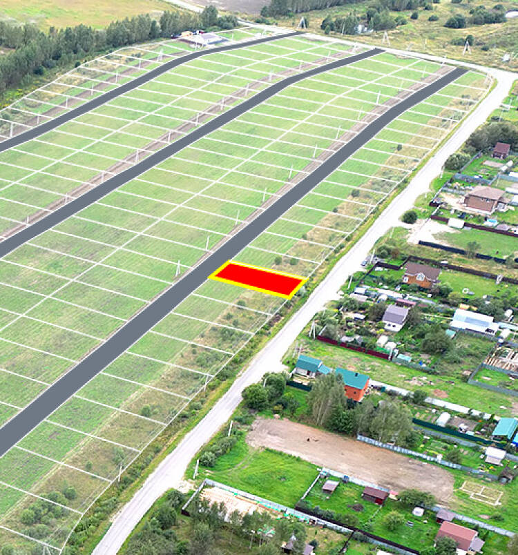 Егорки уч.№195 - Земельный участок кадастровый номер 50:30:0020117:694