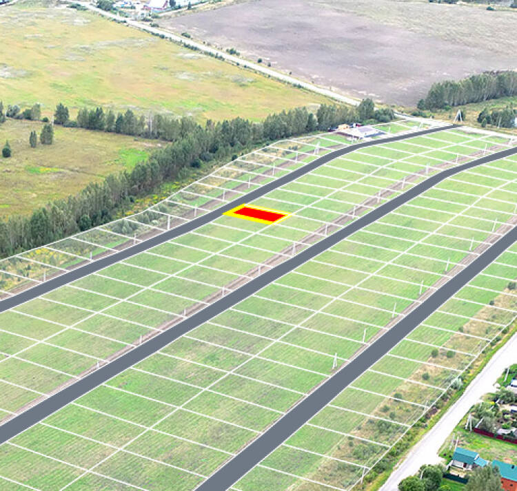 Егорки уч.№60 - Земельный участок кадастровый номер 50:30:0020117:701