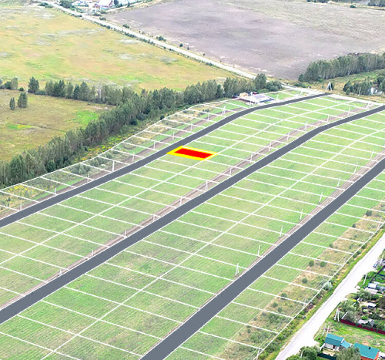 Егорки уч.№61 - Земельный участок кадастровый номер 50:30:0020117:702