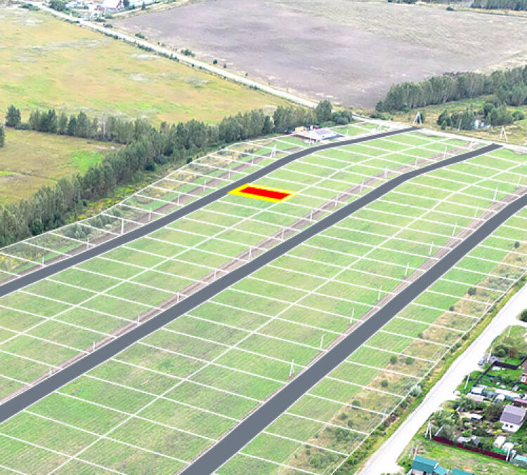 Егорки уч.№63 - Земельный участок кадастровый номер 50:30:0020117:704