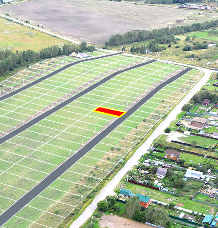 Егорки уч.№156 - Земельный участок кадастровый номер 50:30:0020117:715