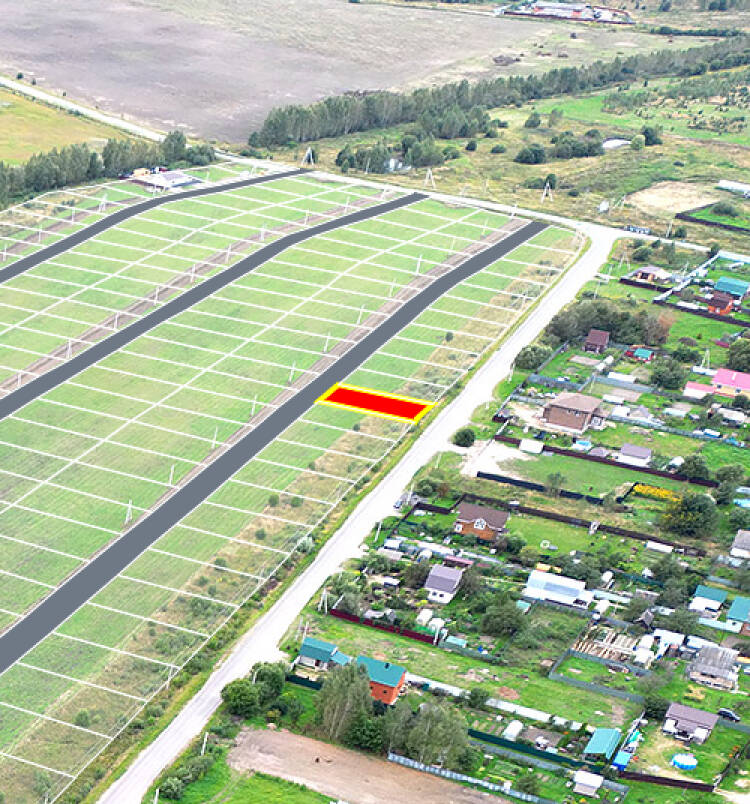 Егорки уч.№201 - Земельный участок кадастровый номер 50:30:0020117:724