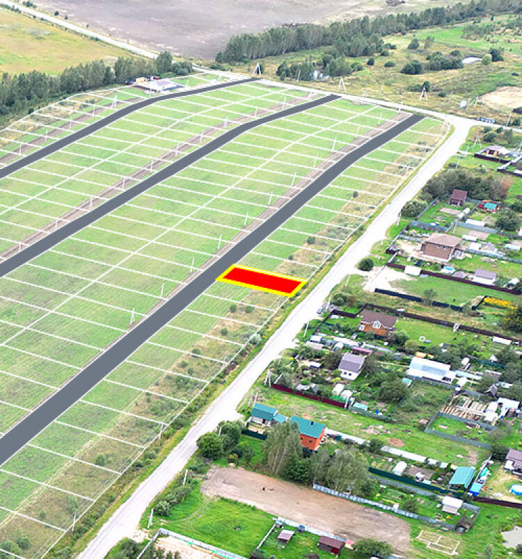 Егорки уч.№198 - Земельный участок кадастровый номер 50:30:0020117:725