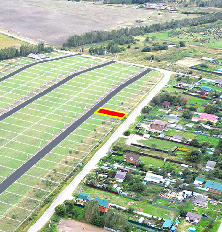 Егорки уч.№203 - Земельный участок кадастровый номер 50:30:0020117:730