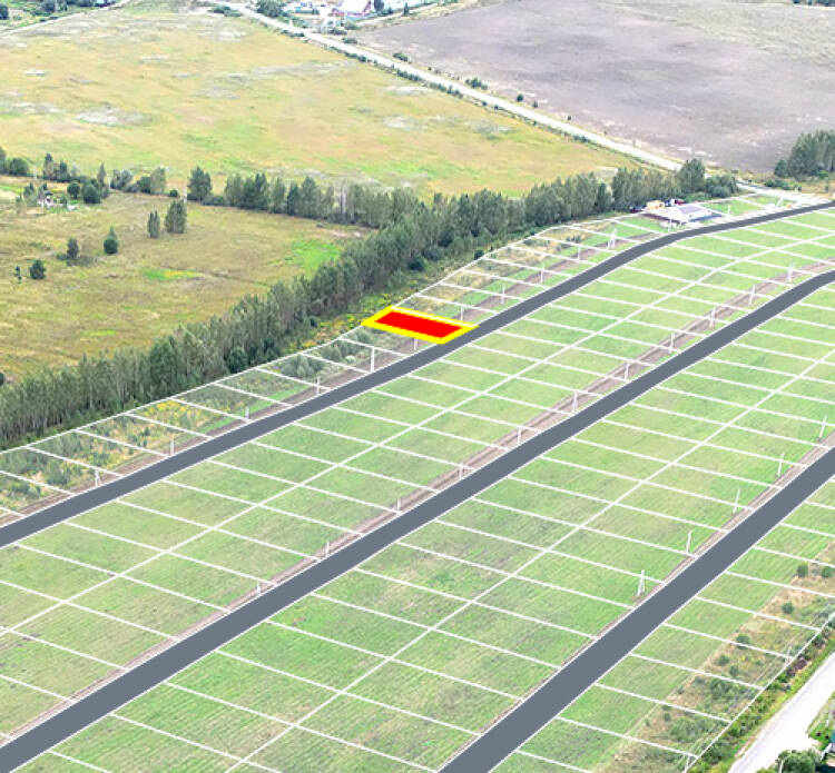 Егорки уч.№13 - Земельный участок кадастровый номер 50:30:0020117:739