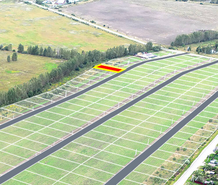 Егорки уч.№8 - Земельный участок кадастровый номер 50:30:0020117:750