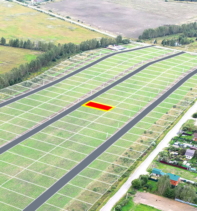 Егорки уч.№128 - Земельный участок кадастровый номер 50:30:0020117:753