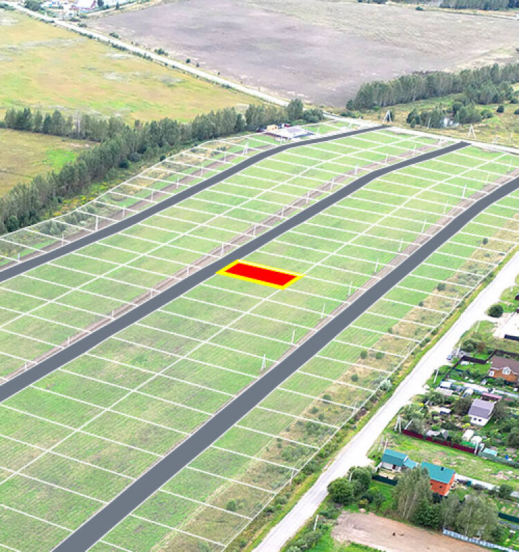 Егорки уч.№129 - Земельный участок кадастровый номер 50:30:0020117:754