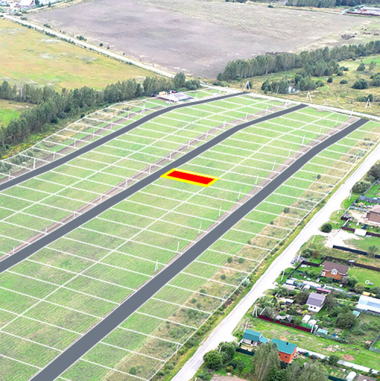 Егорки уч.№132 - Земельный участок кадастровый номер 50:30:0020117:757