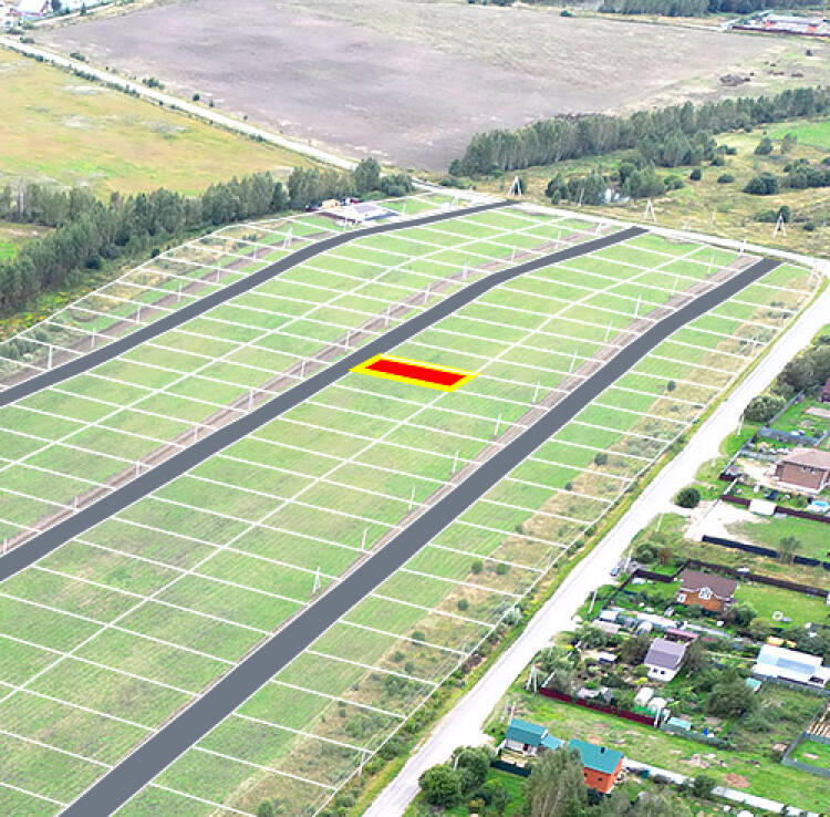 Егорки уч.№133 - Земельный участок кадастровый номер 50:30:0020117:758