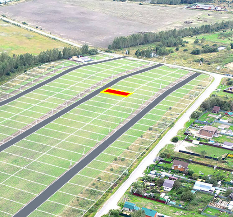 Егорки уч.№136 - Земельный участок кадастровый номер 50:30:0020117:761