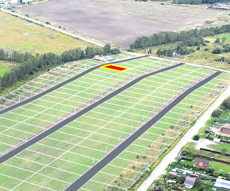 Егорки уч.№68 - Земельный участок кадастровый номер 50:30:0020117:786