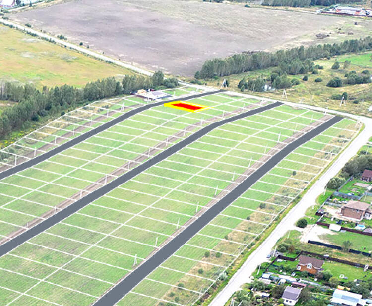 Егорки уч.№69 - Земельный участок кадастровый номер 50:30:0020117:789