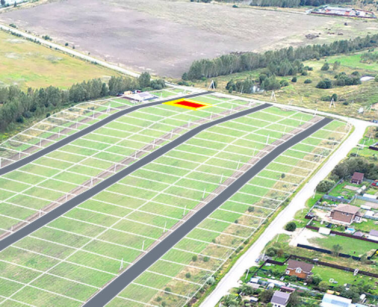 Егорки уч.№70 - Земельный участок кадастровый номер 50:30:0020117:791