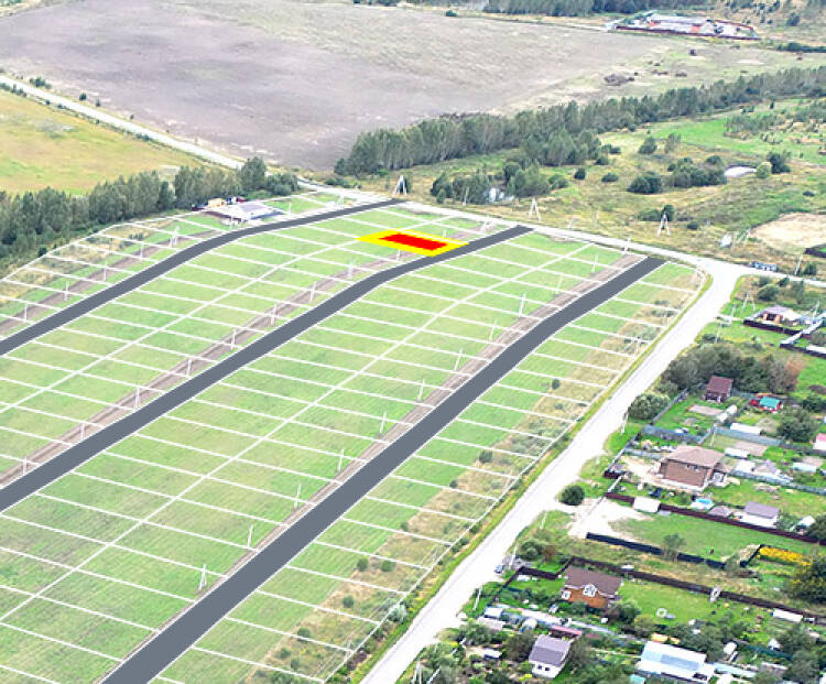 Егорки уч.№75 - Земельный участок кадастровый номер 50:30:0020117:792