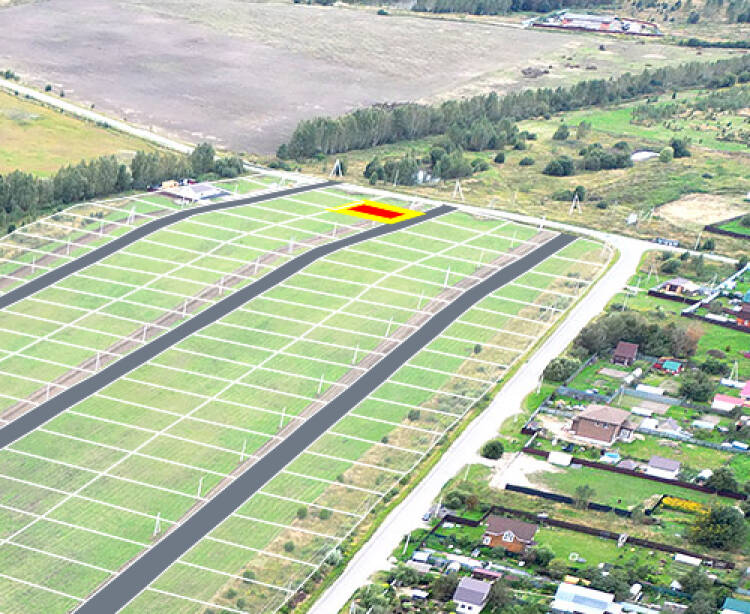 Егорки уч.№74 - Земельный участок кадастровый номер 50:30:0020117:797