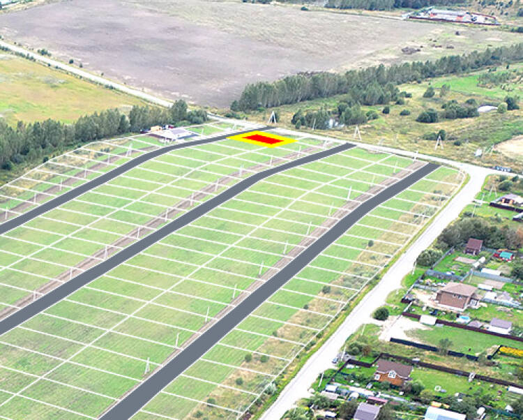 Егорки уч.№71 - Земельный участок кадастровый номер 50:30:0020117:799