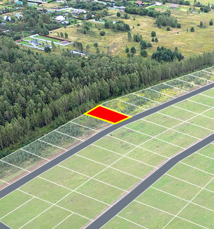 Егорки уч.№28 - Земельный участок кадастровый номер 50:30:0020117:807