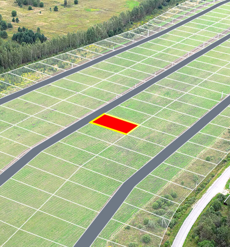 Егорки уч.№119 - Земельный участок кадастровый номер 50:30:0020117:838