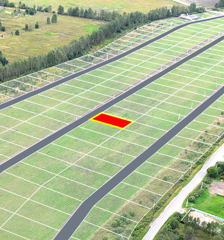 Егорки уч.№122 - Земельный участок кадастровый номер 50:30:0020117:841