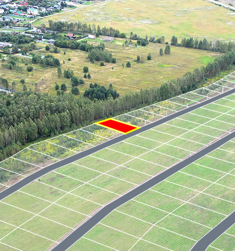 Егорки уч.№23 - Земельный участок кадастровый номер 50:30:0020117:842