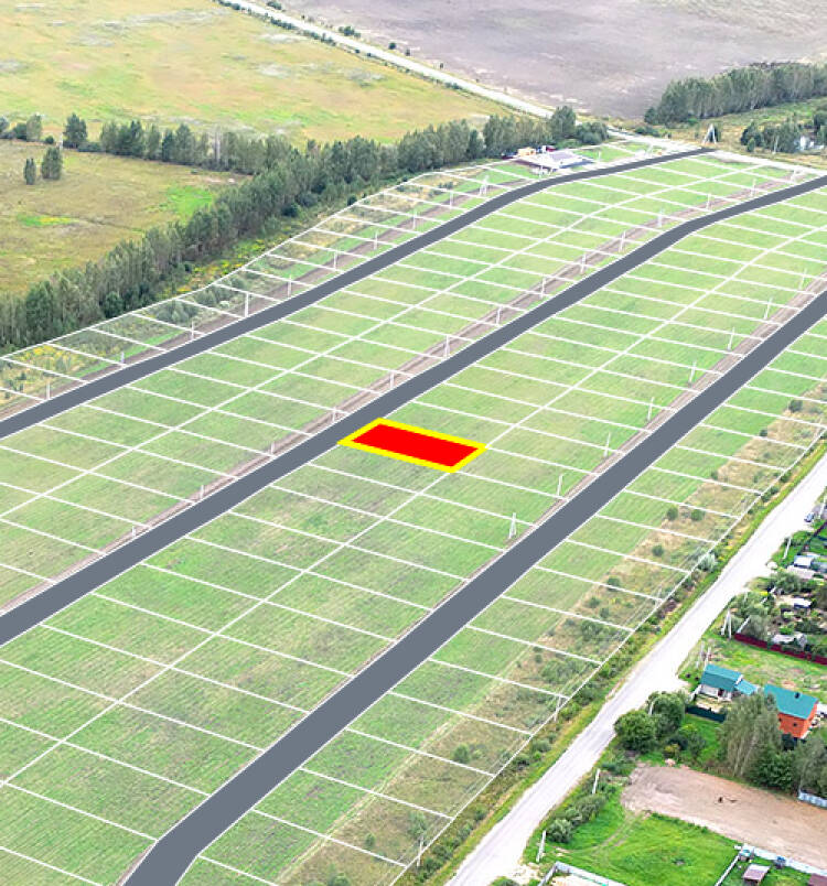 Егорки уч.№126 - Земельный участок кадастровый номер 50:30:0020117:851