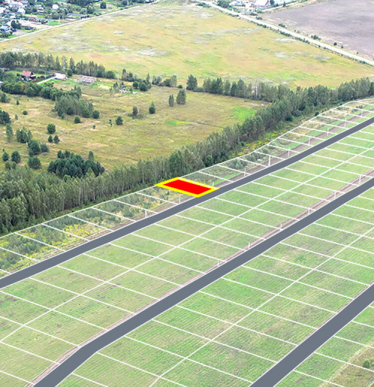 Егорки уч.№19 - Земельный участок кадастровый номер 50:30:0020117:852