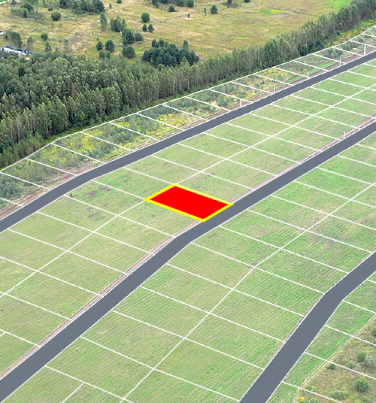 Егорки уч.№100 - Земельный участок кадастровый номер 50:30:0020117:858