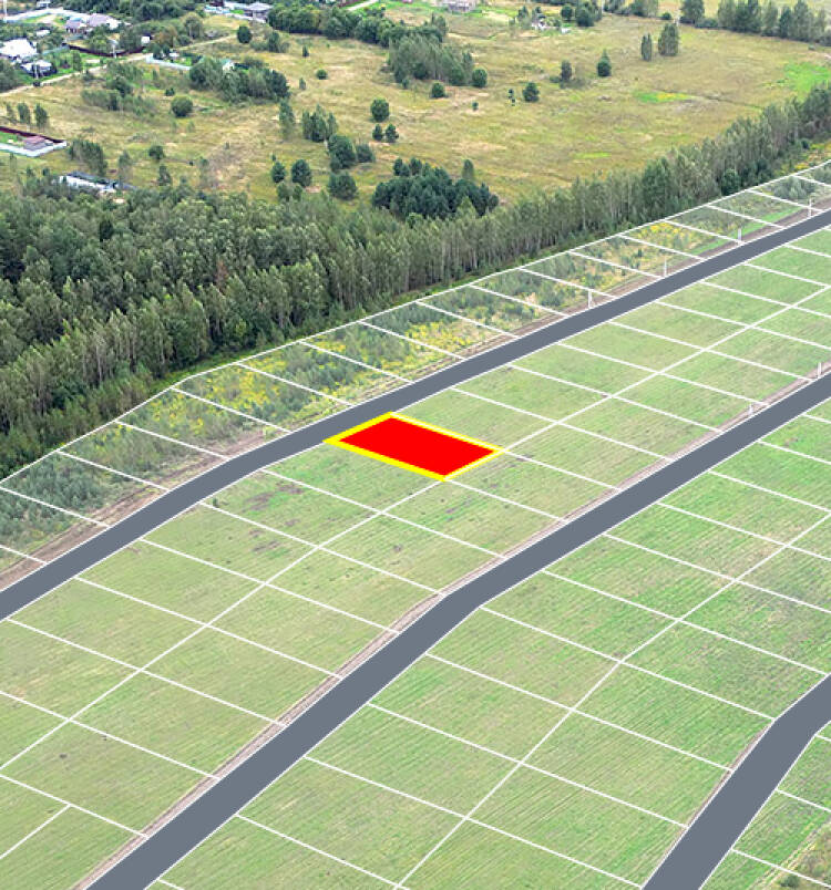 Егорки уч.№46 - Земельный участок кадастровый номер 50:30:0020117:859