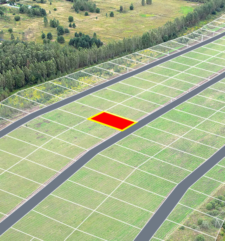 Егорки уч.№99 - Земельный участок кадастровый номер 50:30:0020117:860