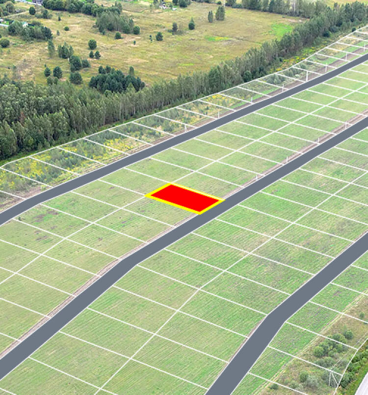 Егорки уч.№98 - Земельный участок кадастровый номер 50:30:0020117:862