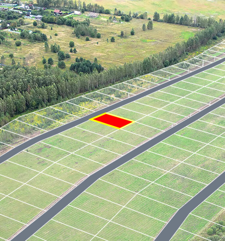 Егорки уч.№48 - Земельный участок кадастровый номер 50:30:0020117:863