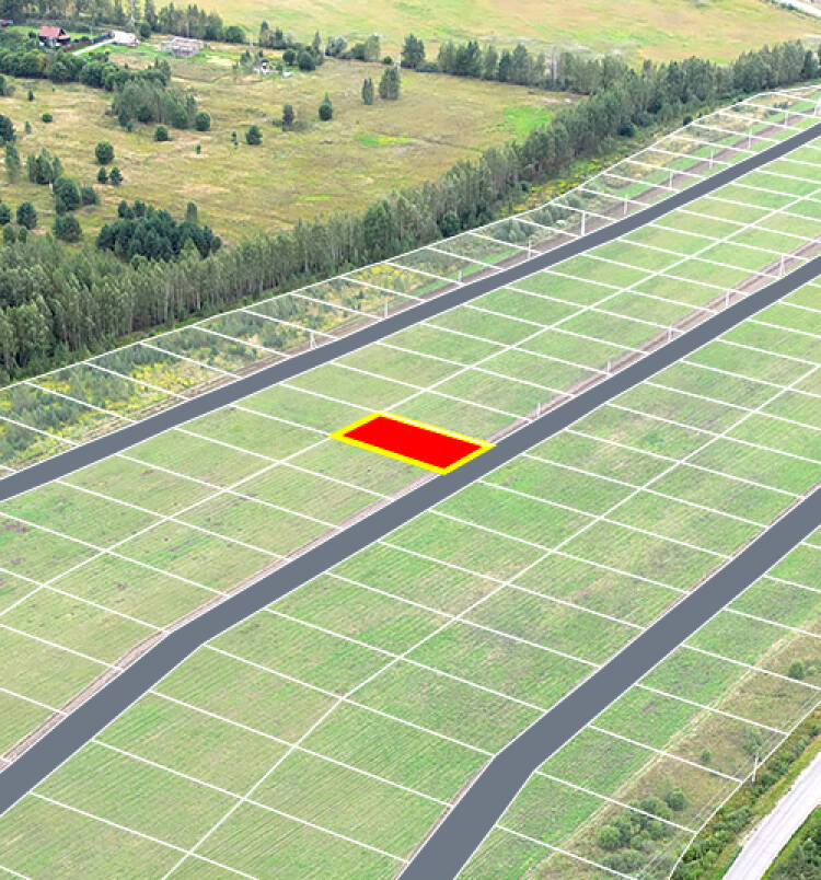 Егорки уч.№96 - Земельный участок кадастровый номер 50:30:0020117:867