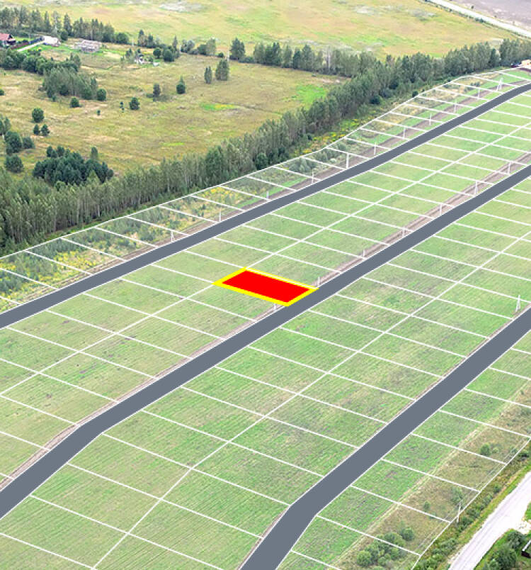 Егорки уч.№95 - Земельный участок кадастровый номер 50:30:0020117:869