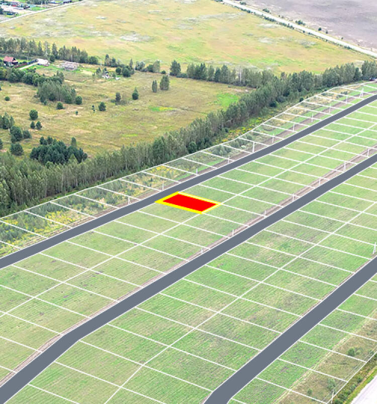 Егорки уч.№52 - Земельный участок кадастровый номер 50:30:0020117:872