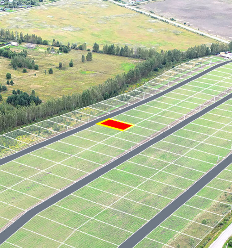 Егорки уч.№53 - Земельный участок кадастровый номер 50:30:0020117:874