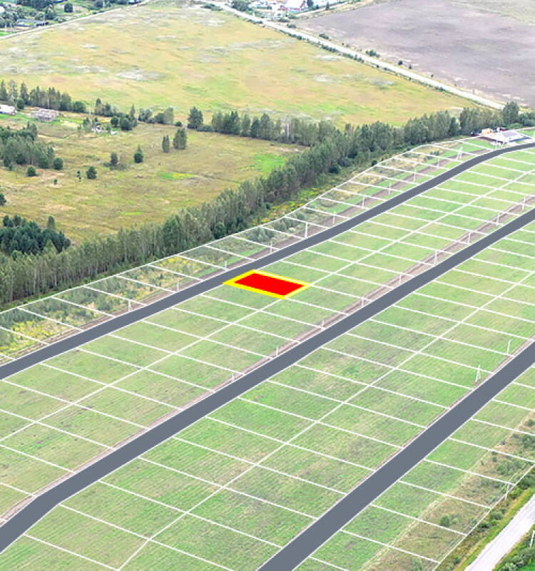 Егорки уч.№54 - Земельный участок кадастровый номер 50:30:0020117:876