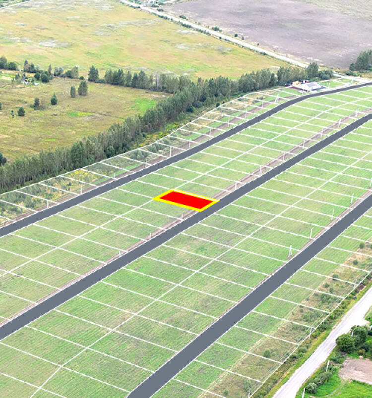 Егорки уч.№91 - Земельный участок кадастровый номер 50:30:0020117:878