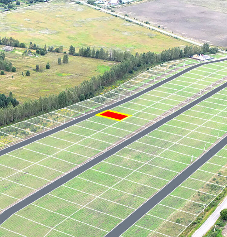 Егорки уч.№55 - Земельный участок кадастровый номер 50:30:0020117:879