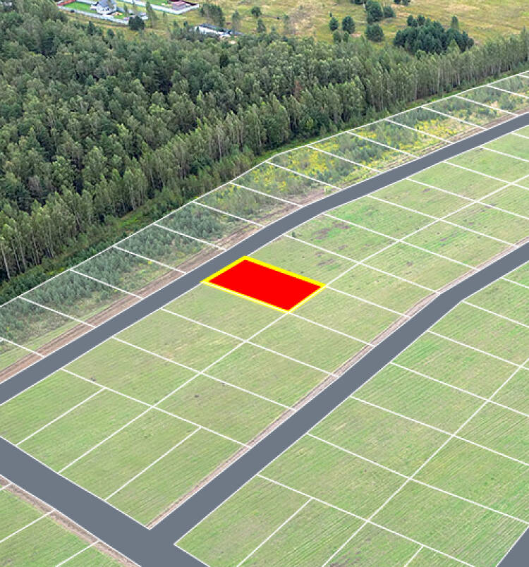 Егорки уч.№42 - Земельный участок кадастровый номер 50:30:0020117:893