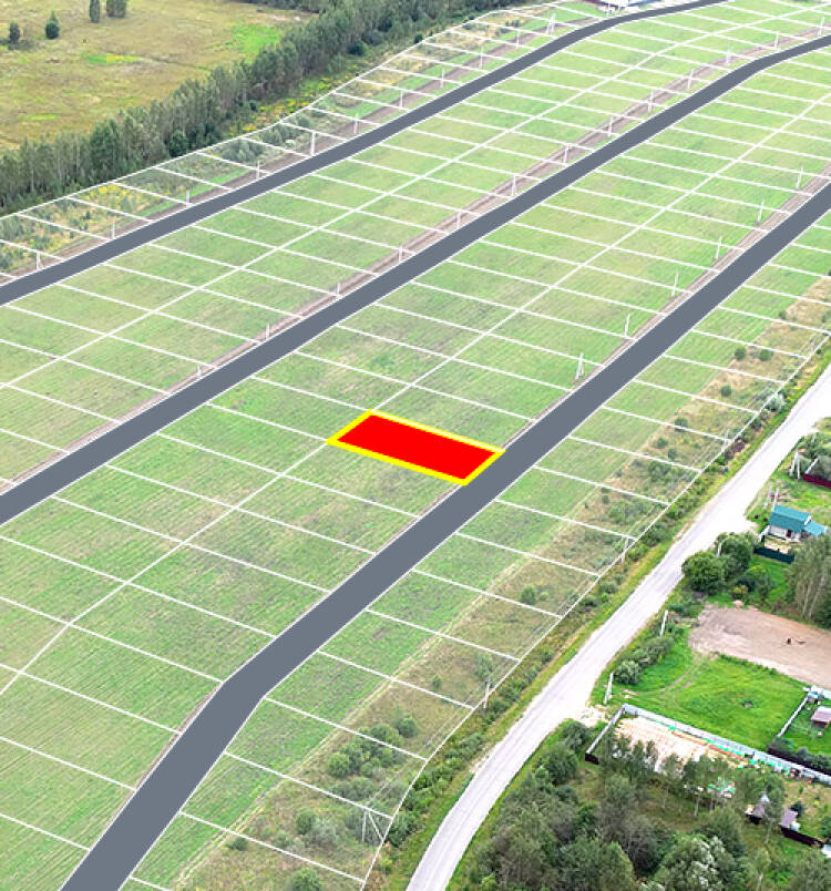 Егорки уч.№166 - Земельный участок кадастровый номер 50:30:0020117:908