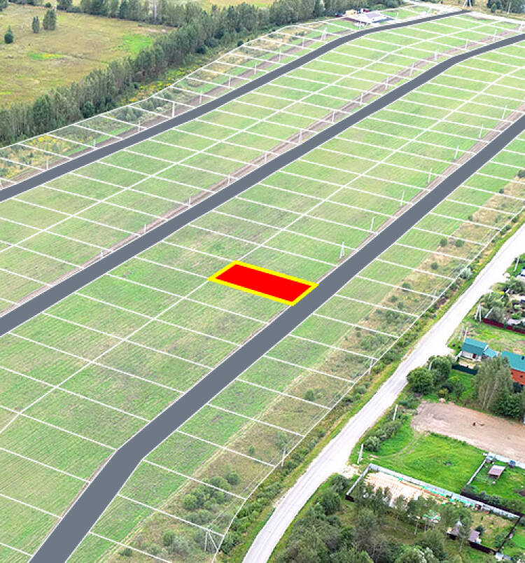 Егорки уч.№165 - Земельный участок кадастровый номер 50:30:0020117:909