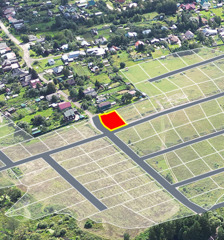 Трубицыно Лесное уч.№45 - Земельный участок кадастровый номер 50:17:0000000:69354